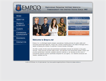 Tablet Screenshot of empco.net